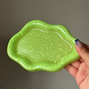 Lime Green Cloud Tray